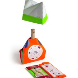 1. místo, Studenti vysokých škol a designéři do 30 let, Kateřina Puncmannová, Obal na štětku, FDU ZČU, Česká republika